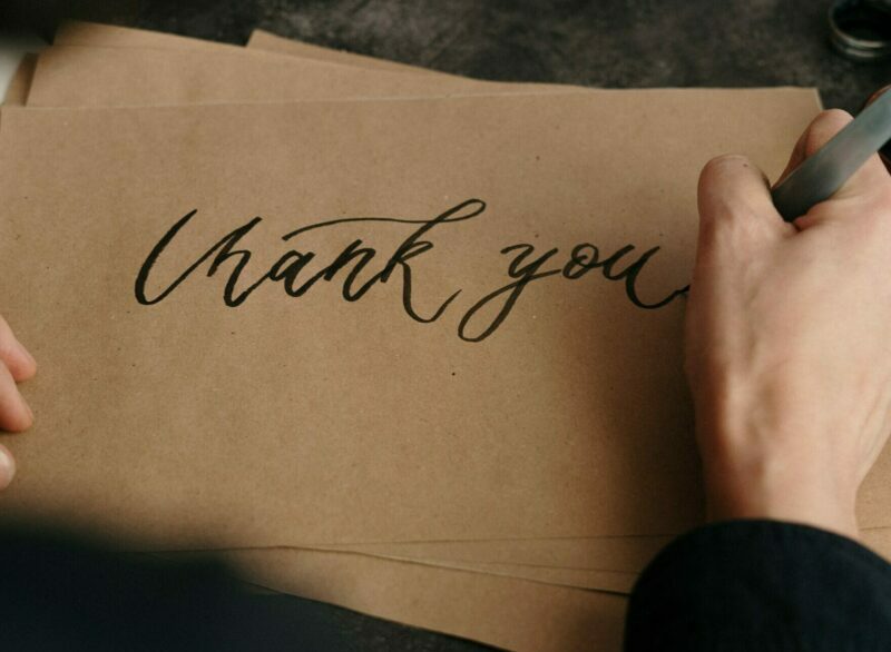 Thank You Note Examples